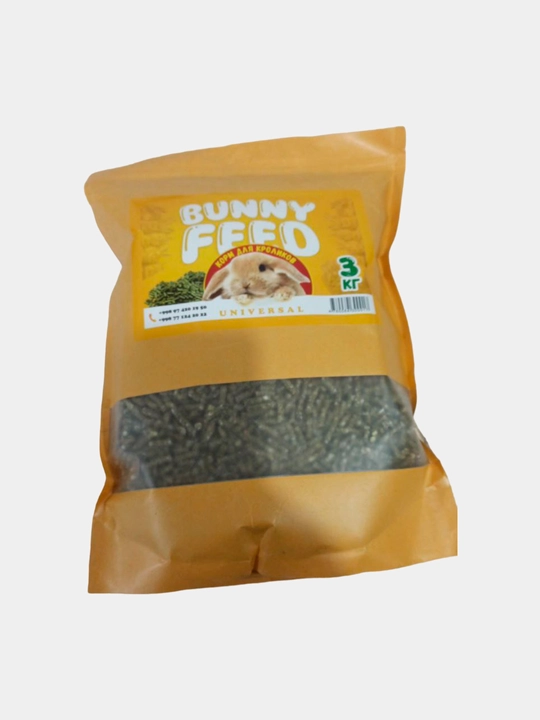 Корм для кроликов и грызунов Bunny Feed Universal, 1 кг и 3 кг - 