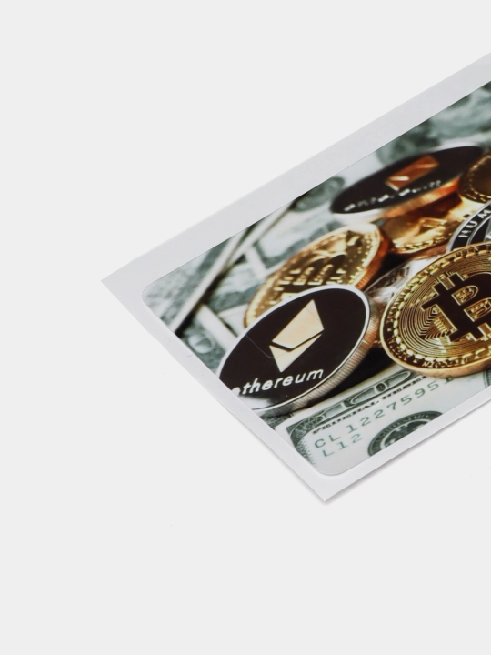 Bank kartasi va chipta stikerlari, mix, pul, Bitcoin, kripto valyutasi, Anime, Naruto