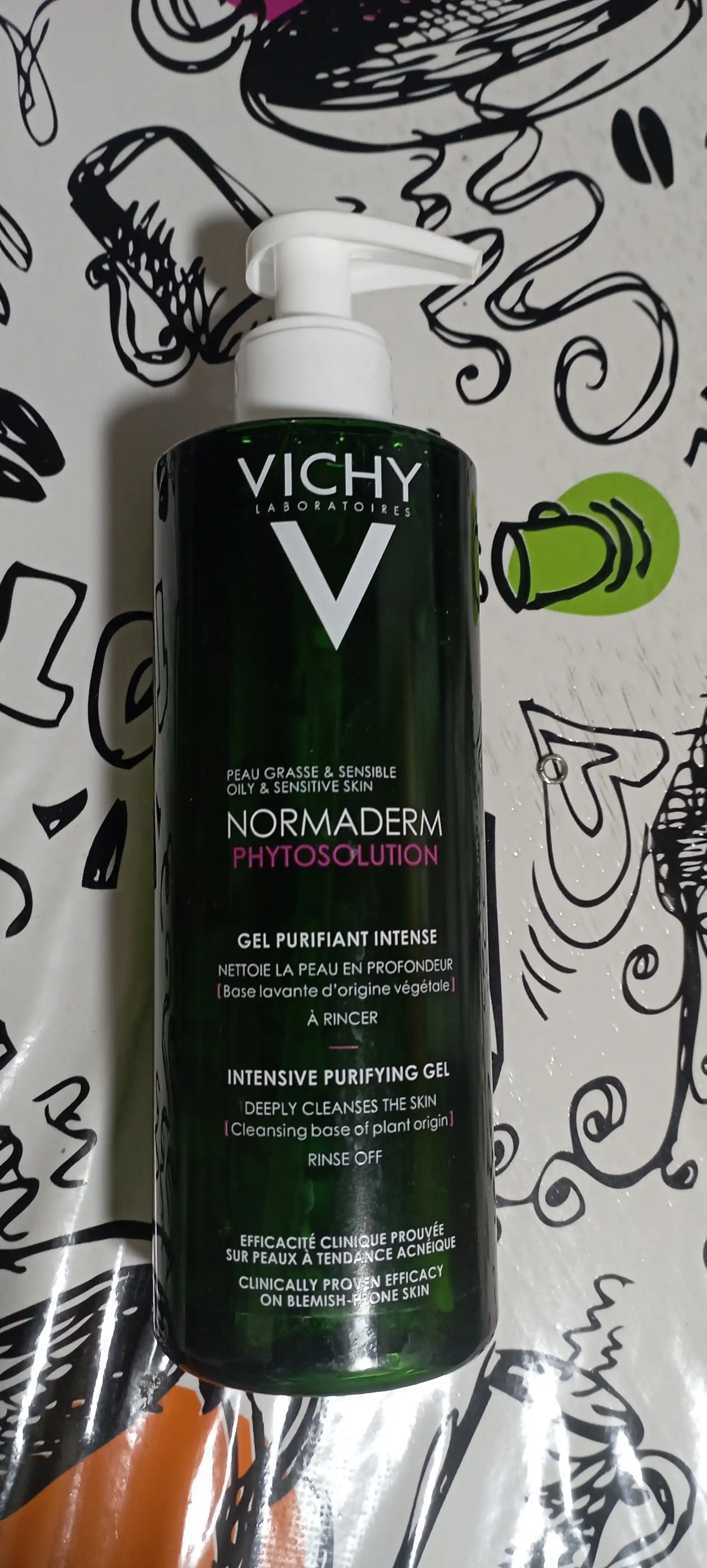 Yuz va tanani intensiv tozalash jeli VICHY NORMADERM, 400 ml