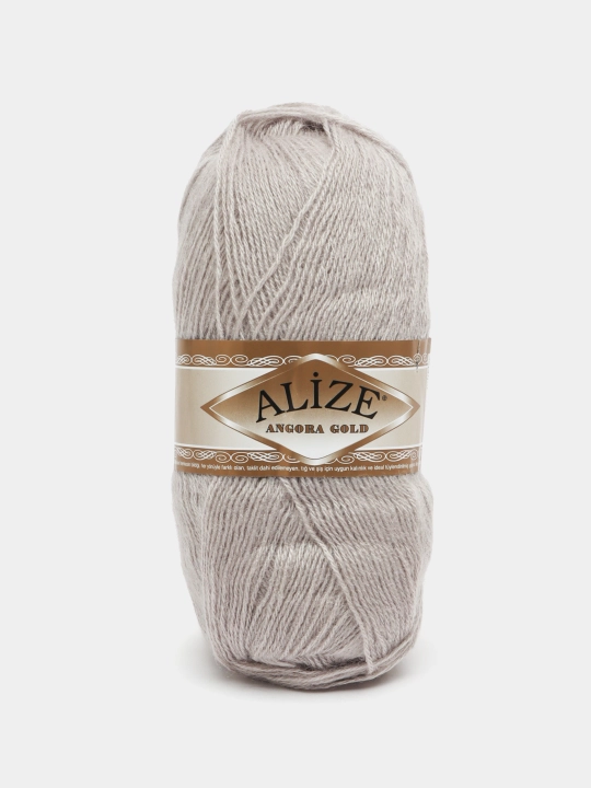 Нить для вязания Angora gold, 20% шерсть 80% акрил, 100 гр, 550 м
