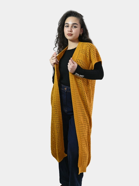 Ayollar uchun kardigan Didov triko, to'qilgan, oversize, bahor-kuzga