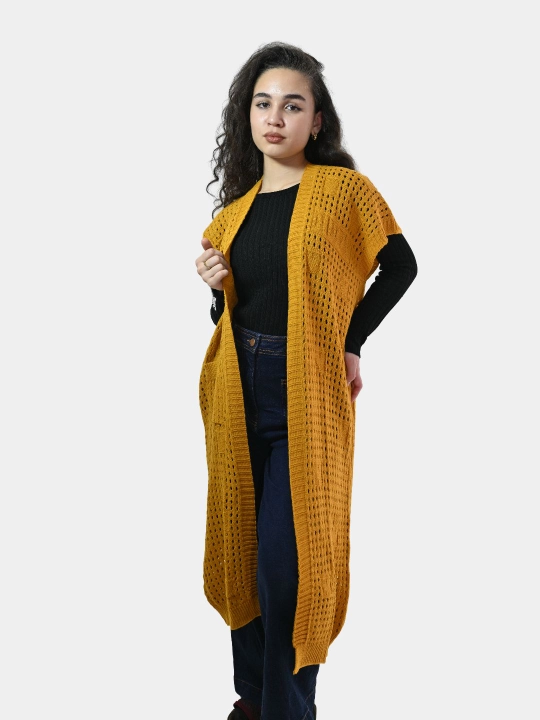 Ayollar uchun kardigan Didov triko, to'qilgan, oversize, bahor-kuzga