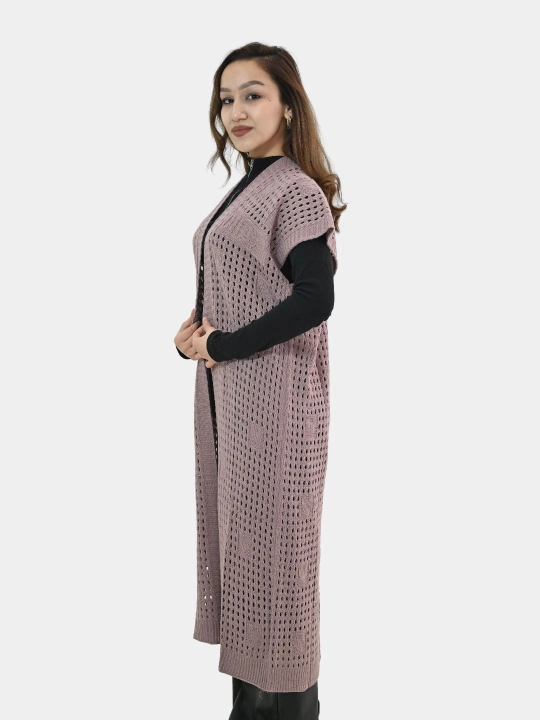 Ayollar uchun kardigan Didov triko, to'qilgan, oversize, bahor-kuzga