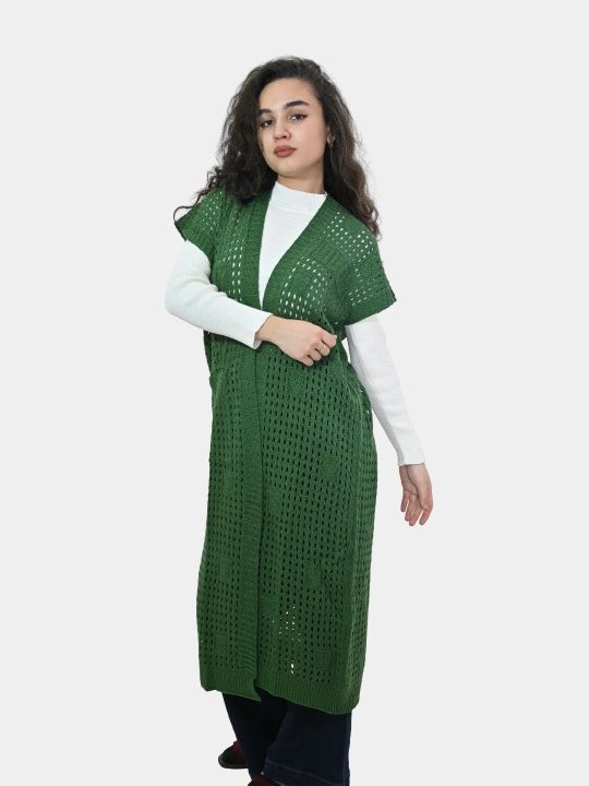 Ayollar uchun kardigan Didov triko, to'qilgan, oversize, bahor-kuzga