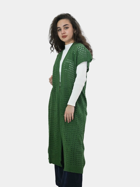 Ayollar uchun kardigan Didov triko, to'qilgan, oversize, bahor-kuzga