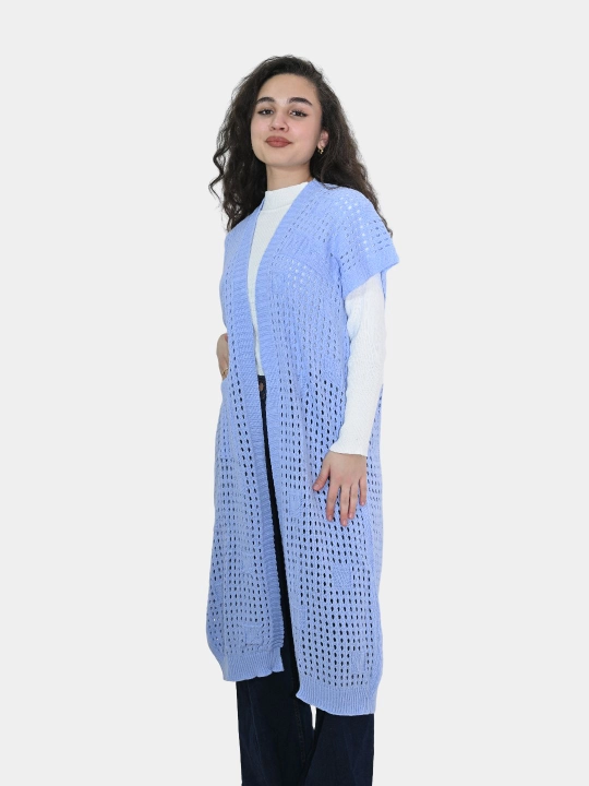 Ayollar uchun kardigan Didov triko, to'qilgan, oversize, bahor-kuzga