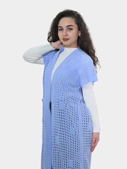 Ayollar uchun kardigan Didov triko, to'qilgan, oversize, bahor-kuzga