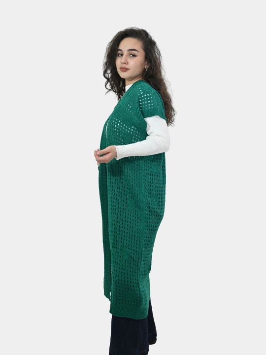 Ayollar uchun kardigan Didov triko, to'qilgan, oversize, bahor-kuzga