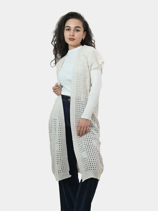 Ayollar uchun kardigan Didov triko, to'qilgan, oversize, bahor-kuzga