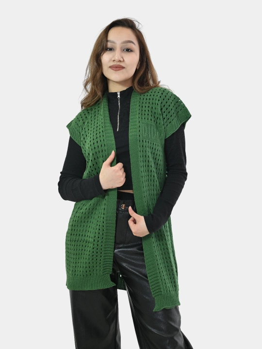 Ayollar uchun kardigan Didov triko, to'qilgan, oversize, bahor-kuzga