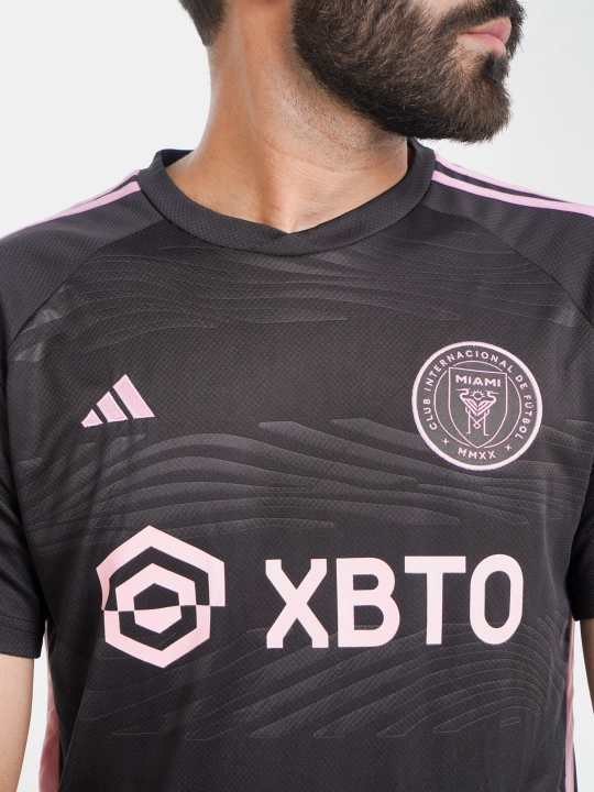 Futbol formalari Inter Mayami uy va safar uchrashuvlari uchun DRI-FIT, oq, 2023/2024