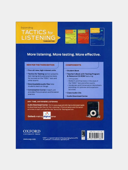 Expanding Tactics for Listening with Worksheet and Audio Scripts. 3rd Edition