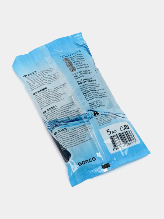 Бритва одноразовая DORCO TD 708, в мягкой упаковке, 5 шт