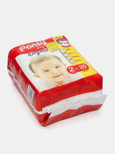 Подгузники для детей Pansy Eco Mini, 3-6 кг 20 шт