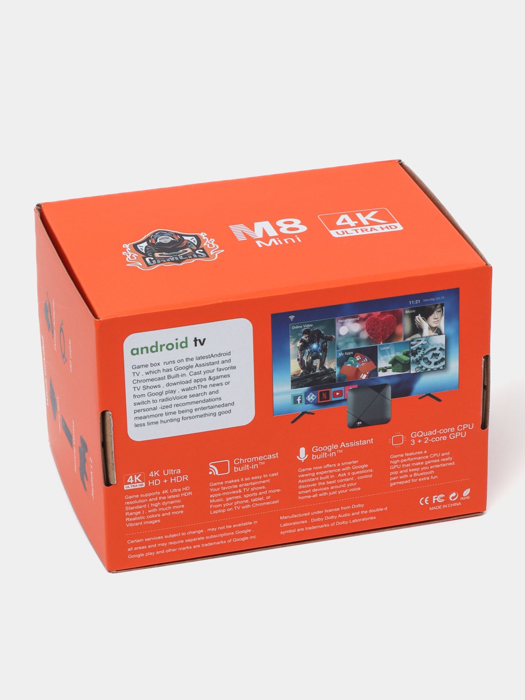 Игровая приставка Game Box + Smart TV, 1000 игр, 64 Гб, Смарт ТВ, игры для  PS1. 2 в 1 купить по низким ценам в интернет-магазине Uzum (788569)