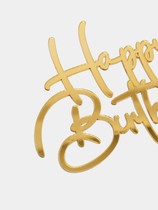 Топперы для украшения торта, надпись Happy Birthday, 42 вида