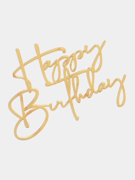 Топперы для украшения торта, надпись Happy Birthday, 42 вида