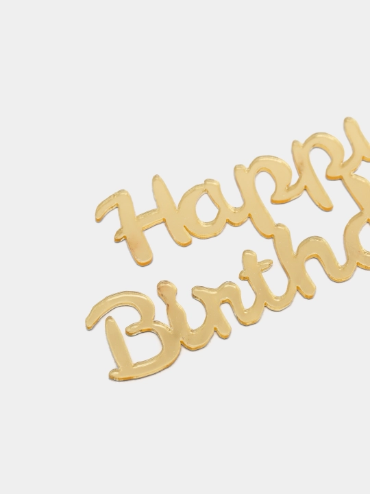 Топперы для украшения торта, надпись Happy Birthday, 42 вида