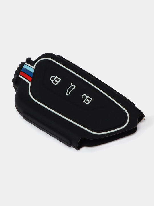 Чехол для автомобильного ключа Volkswagen ID.4 и ID.6, защитный, цвет стальной