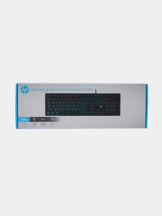 Simli mexanik o'yin klaviaturasi, HP GK100F RGB