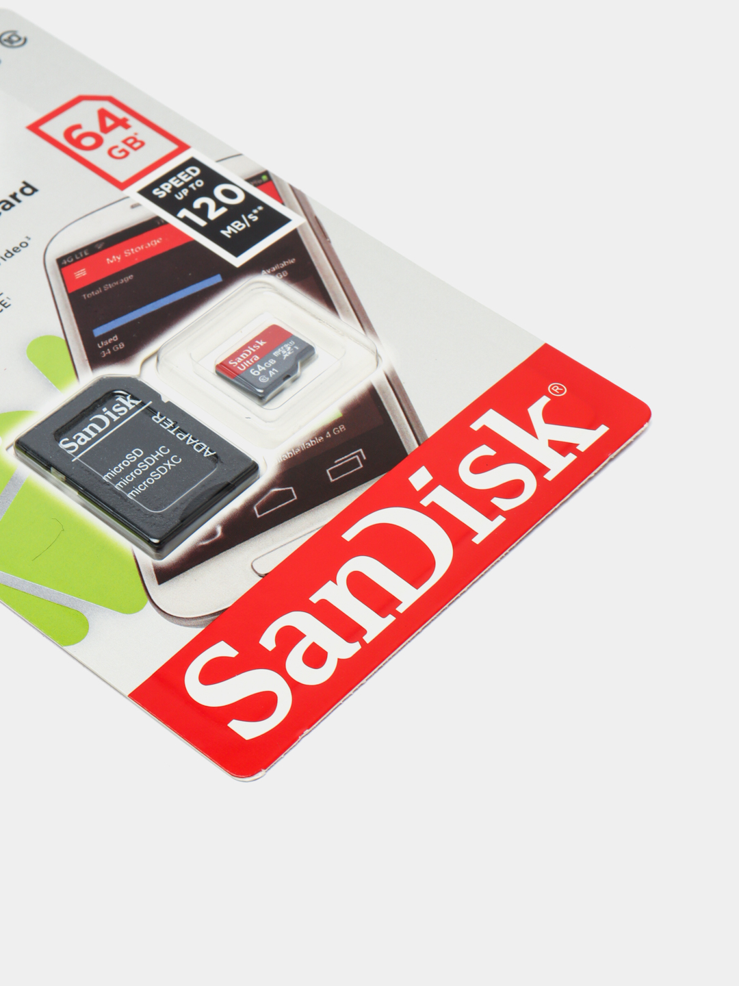 Карта памяти для телефона SanDisk, микро флешка, 64GB/32GB купить по низким  ценам в интернет-магазине Uzum (923055)