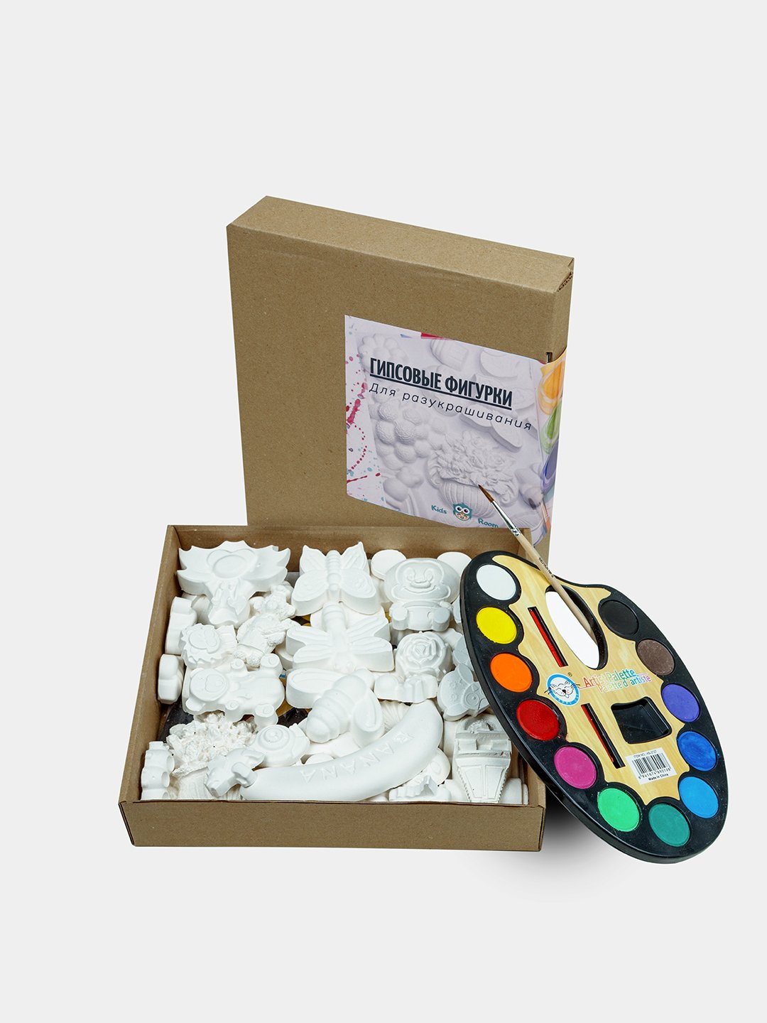 Гипсовые фигурки для раскрашивания, 35 фигурок, 3D раскраска ...
