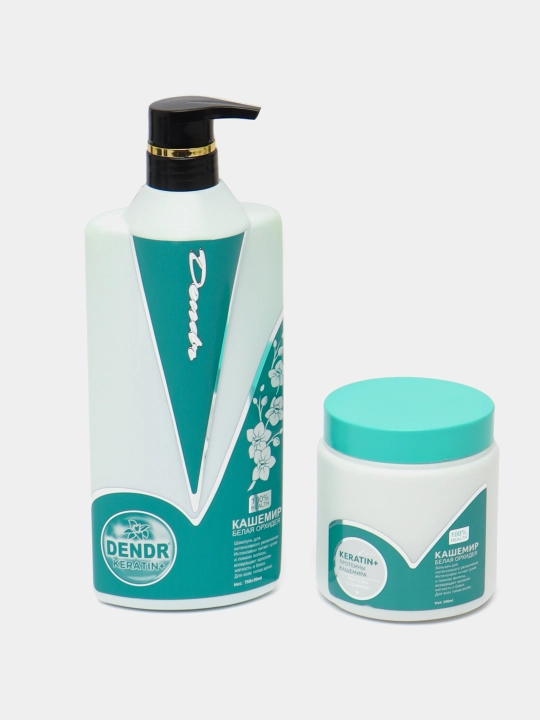 Shampun va balzam Dendr Keratin to'plami, 2 tasi 1 da