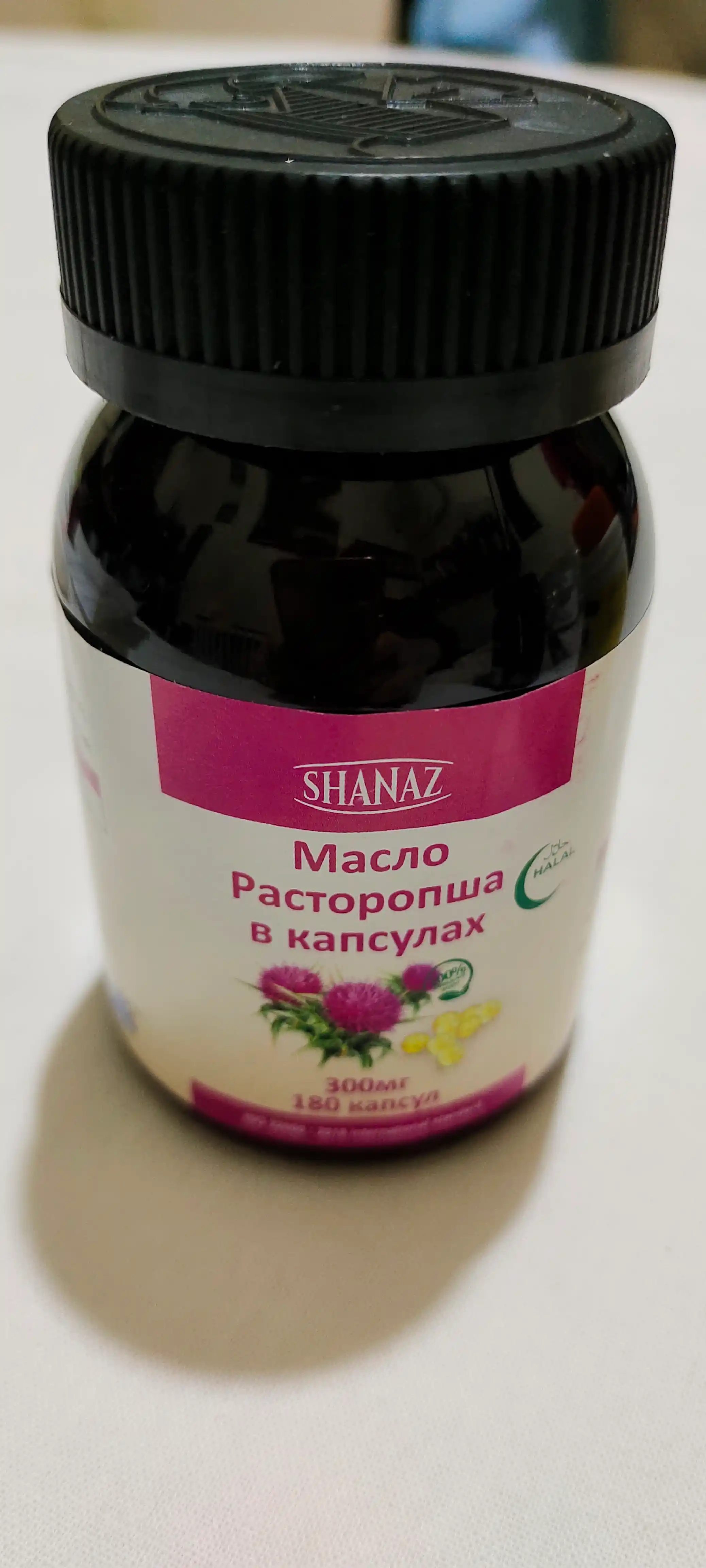 Rastaropsha yog'i Shanaz, 300 mg, 180 kapsulalar 