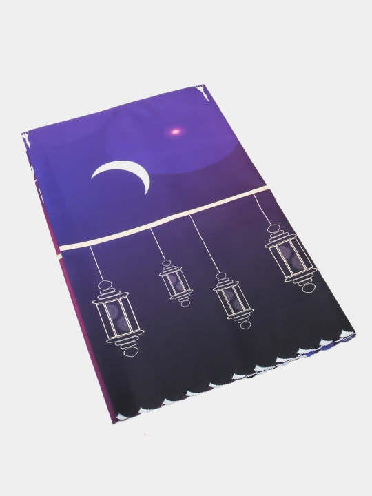 Ramazon dasturxoni, suv o'tkazmaydigan, Eid logotipi bosilgan