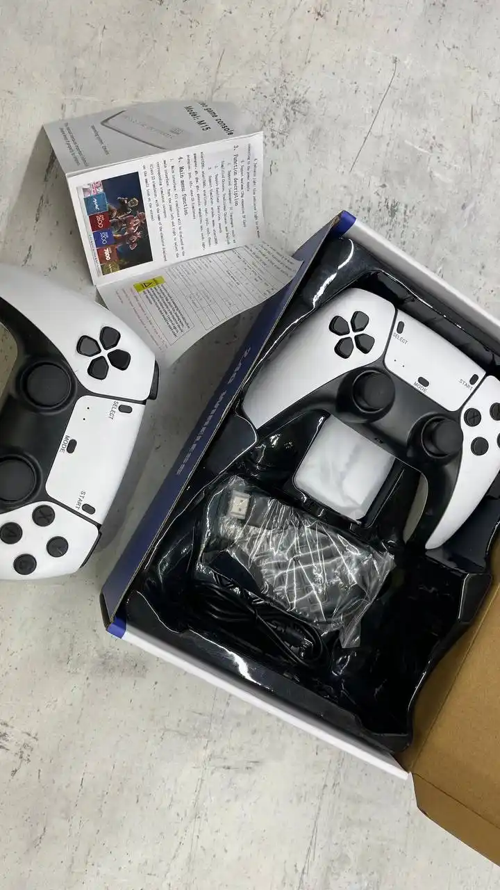 Игровая приставка Game Stick M15 для телевизора, 4K Ultra HD, 20000 ретро игр