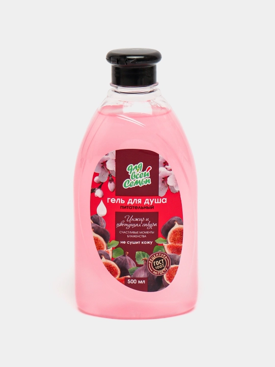 Dush geli "Для всей семьи" oziqlantiruvchi, tonlama, tiklovchi, 500 ml