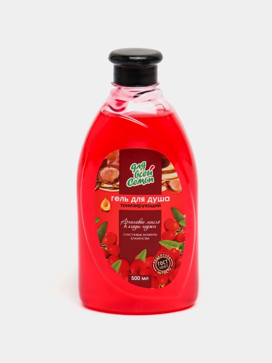 Dush geli "Для всей семьи" oziqlantiruvchi, tonlama, tiklovchi, 500 ml