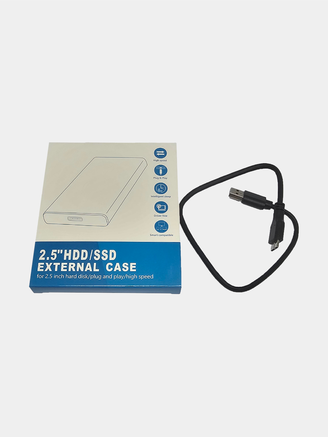 SSD и HDD кейс, 2.5", внешний корпус для жесткого диска до 4 Тб, USB 3. ...