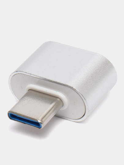 OTG переходник Type-C на USB, OTG, металлический корпус - 