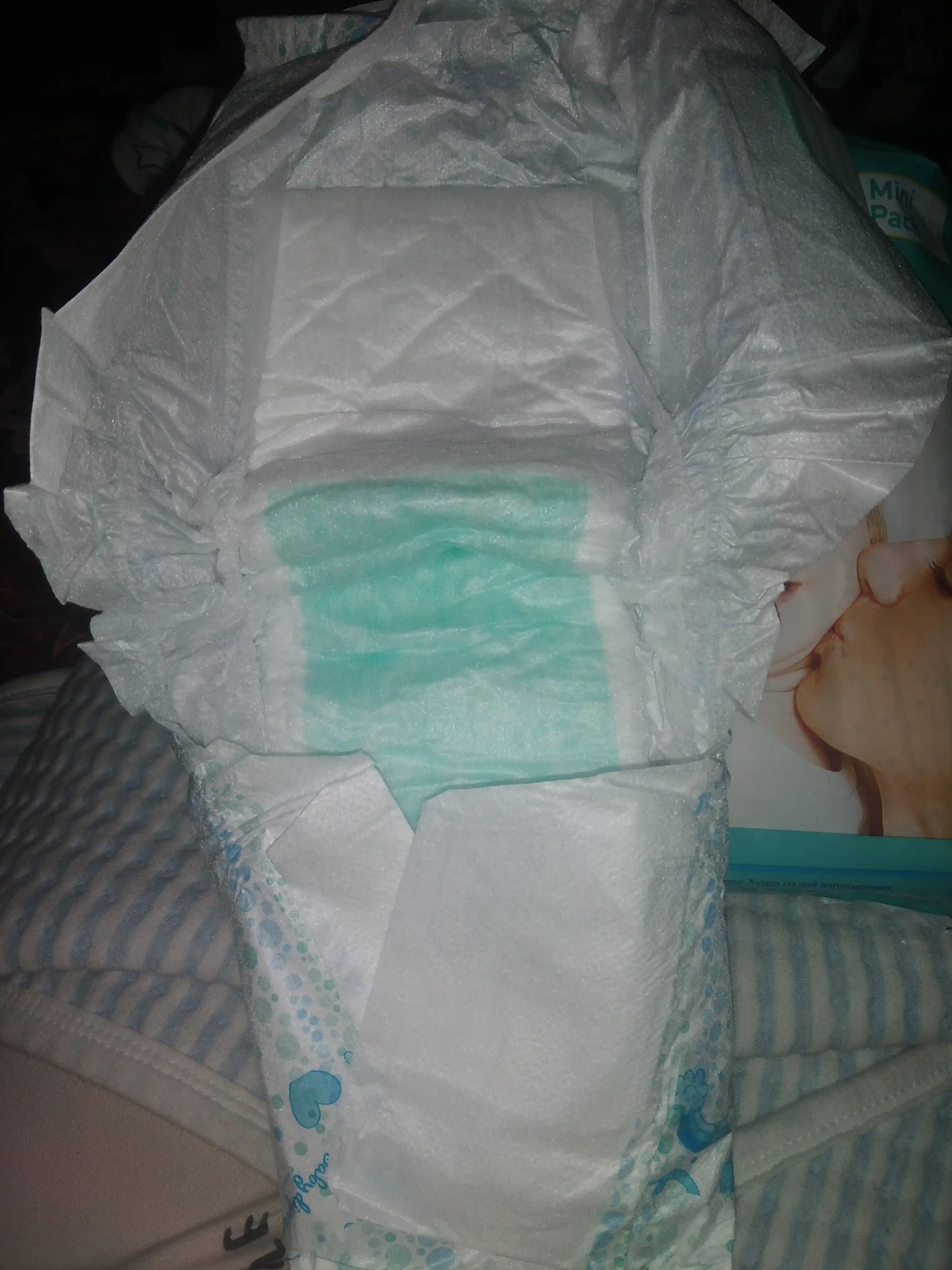 Yangi tug'ilgan chaqaloqlar uchun tagliklar Mello, L 9-14 kg, 28 dona