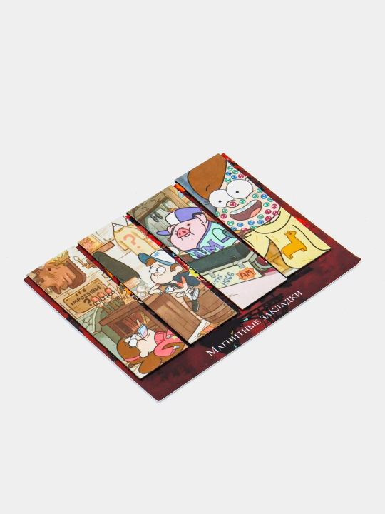 Магнитные закладки для книг "Гравити фолз" - 