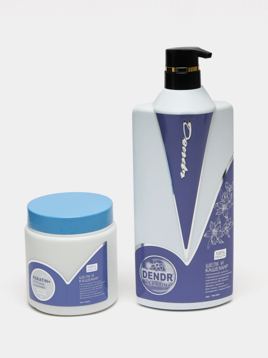 Shampun va balzam Dendr Keratin to'plami, 2 tasi 1 da