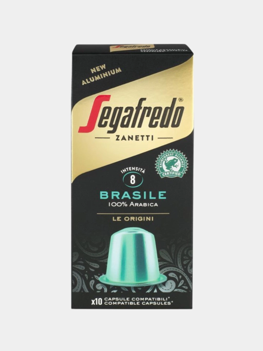 Кофе в капсулах Segafredo Zanetti, 100 капсул, совместимые с кофемашинами Nespresso