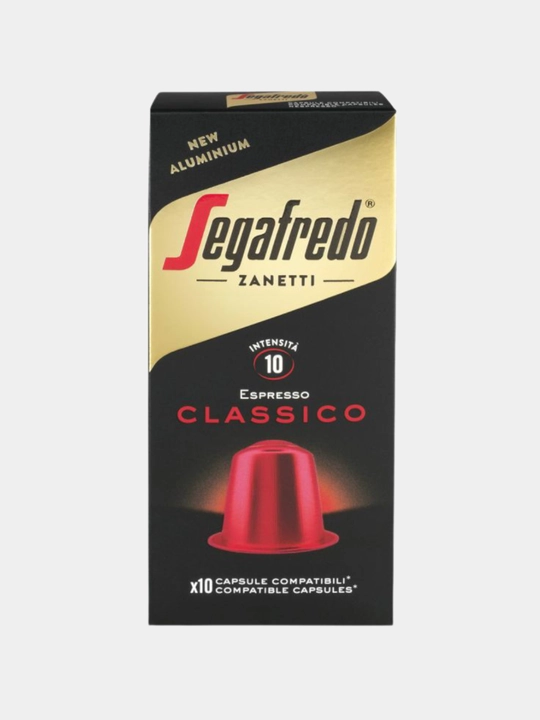 Кофе в капсулах Segafredo Zanetti, 100 капсул, совместимые с кофемашинами Nespresso