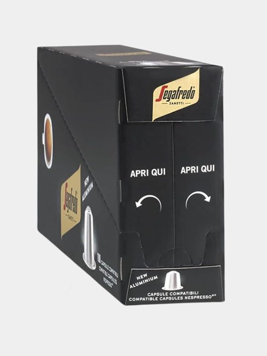 Кофе в капсулах Segafredo Zanetti, 100 капсул, совместимые с кофемашинами Nespresso