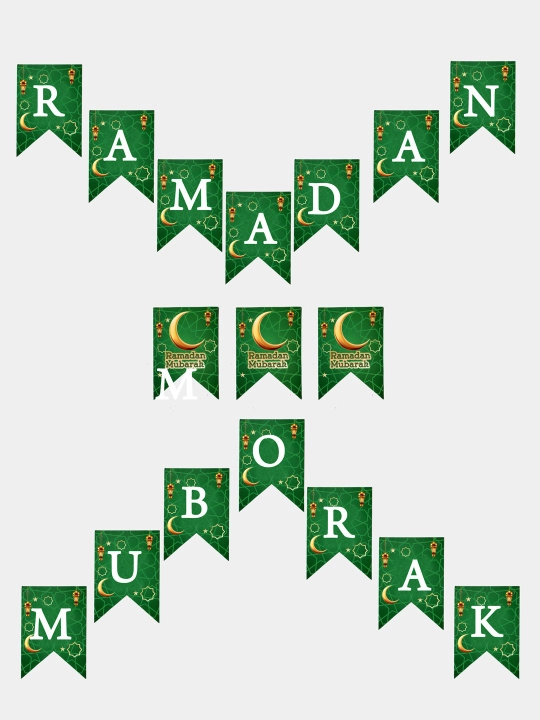 Праздничные украшения Ramadan Mubаrak