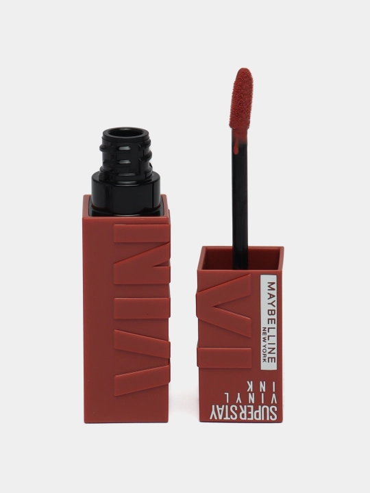 Lab uchun bo'yog' Maybelline New York Super Stay Vinyl Ink, 105 oltin
