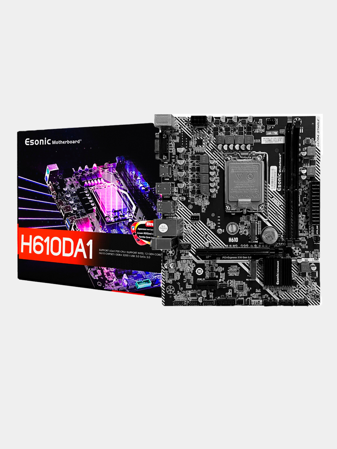 Ona plata Esonic H610 LGA 1700 DDR4 Intel Core i3 i5 i7 i9 gen 12th 13th