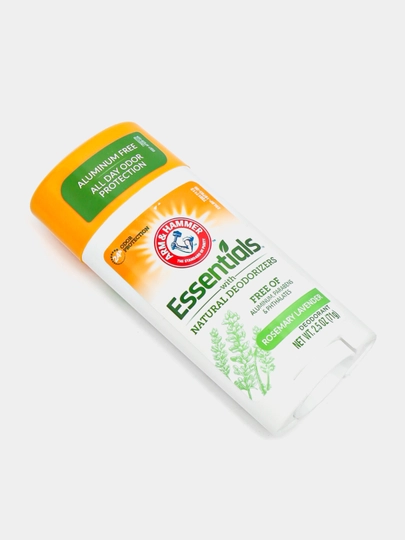 Arm & Hammer, Essentials дезодорант с натуральными компонентами, розмарин и лаванда, 71 г