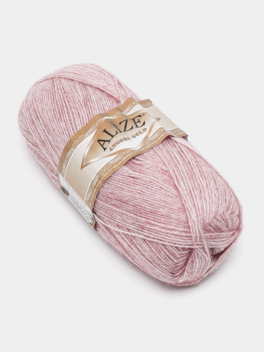 Нить для вязания Angora gold, 20% шерсть 80% акрил, 100 гр, 550 м