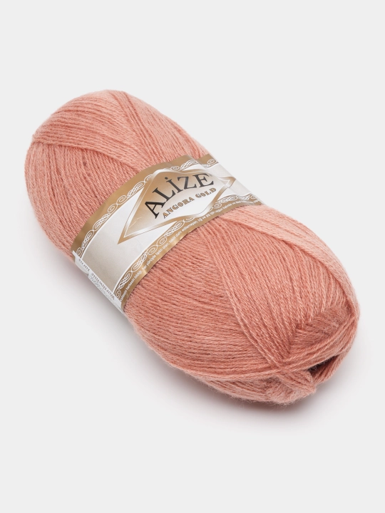 Нить для вязания Angora gold, 20% шерсть 80% акрил, 100 гр, 550 м
