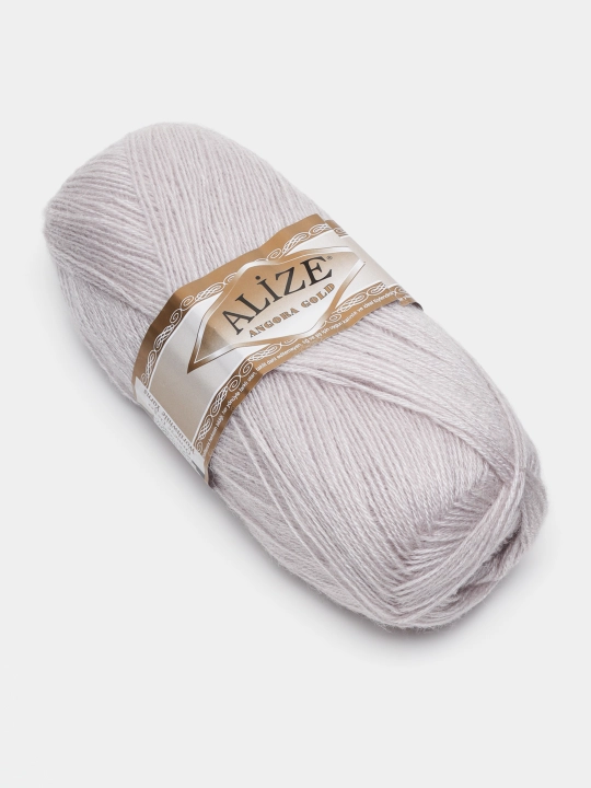Нить для вязания Angora gold, 20% шерсть 80% акрил, 100 гр, 550 м