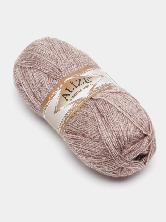 Нить для вязания Angora gold, 20% шерсть 80% акрил, 100 гр, 550 м