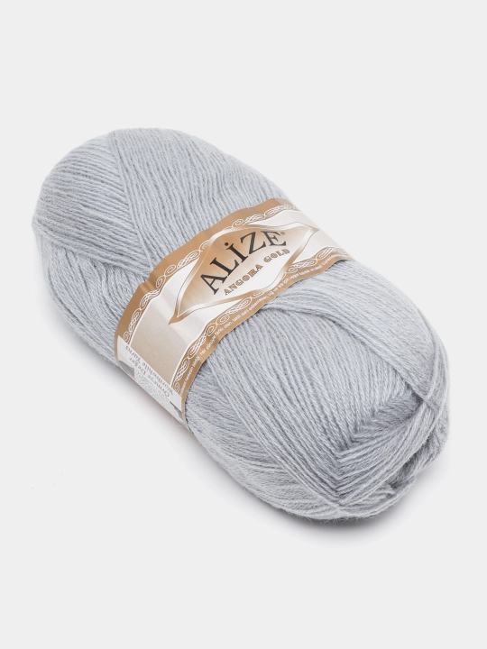 Нить для вязания Angora gold, 20% шерсть 80% акрил, 100 гр, 550 м