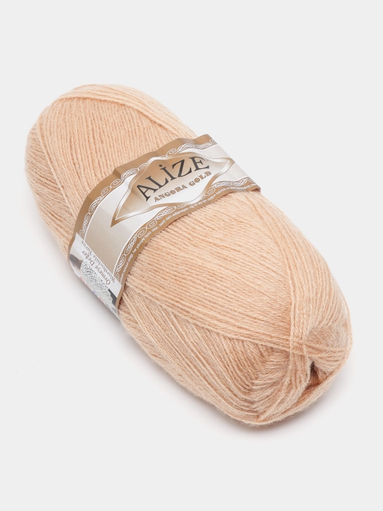 Нить для вязания Angora gold, 20% шерсть 80% акрил, 100 гр, 550 м